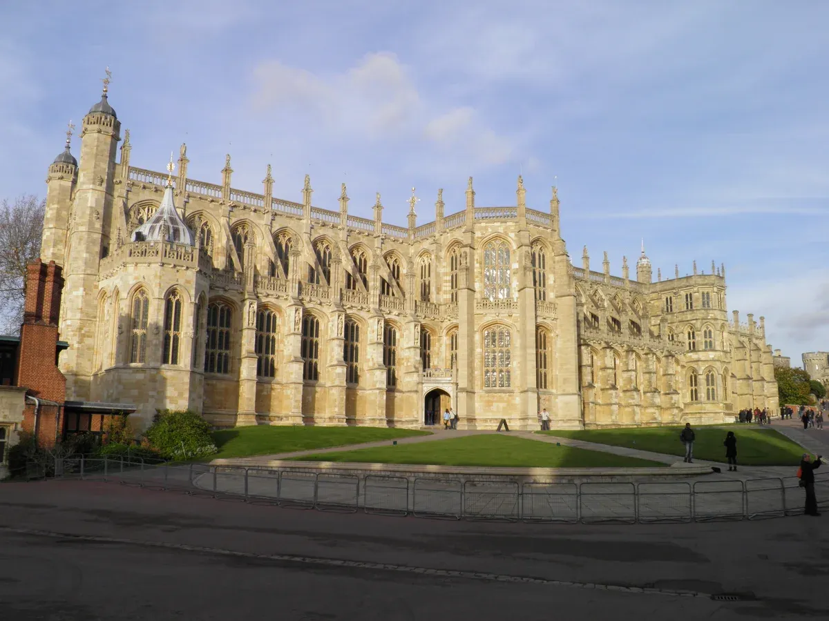 Gothic St George's Chapel at Windsor Castle on a half-day Windsor day trip from London