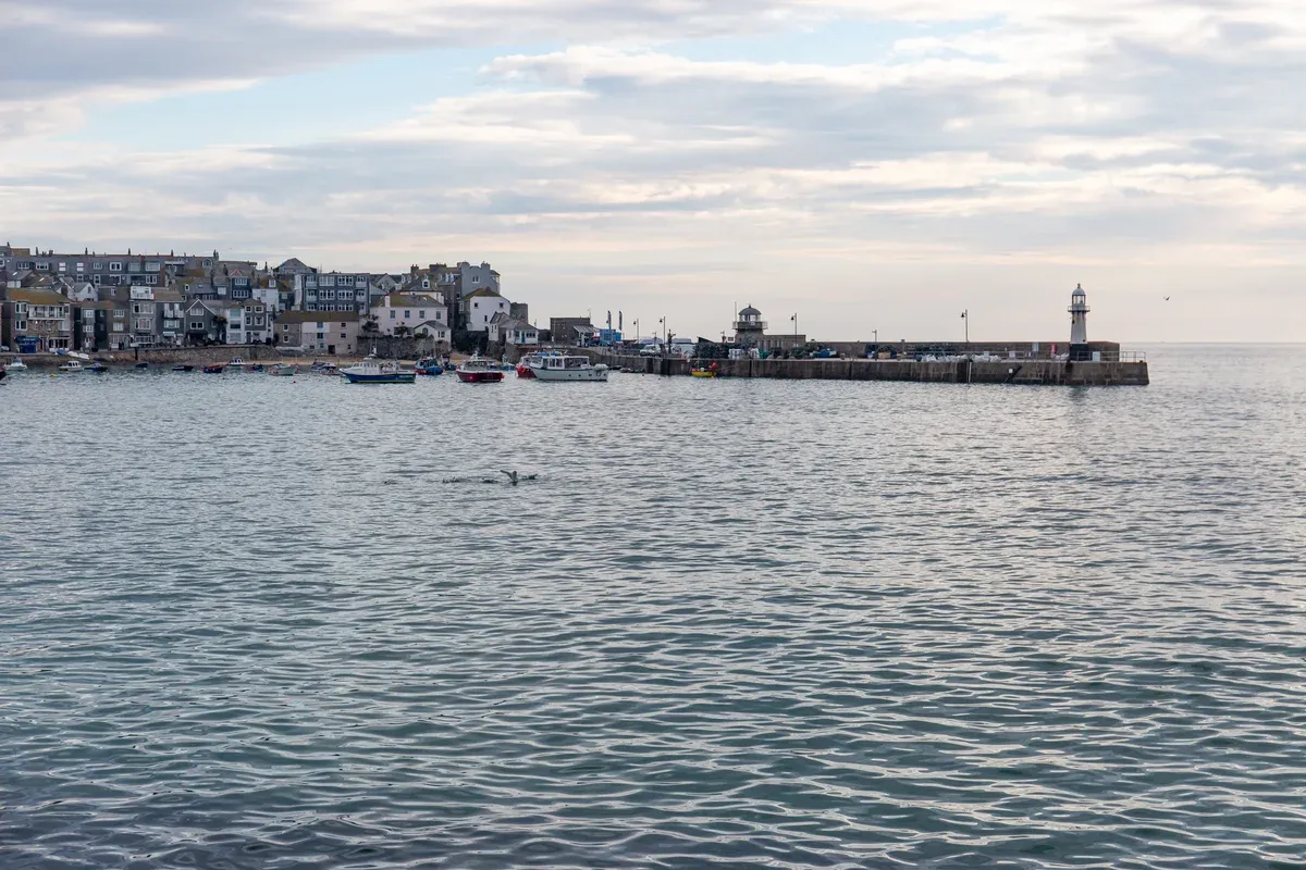 St Ives harbour and pier in Cornwall on a three-day trip from London